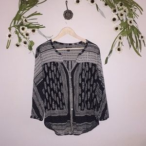 Lucky Brand Button Down Blouse